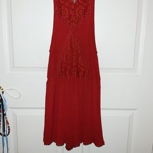 Cute Dark Red Romper